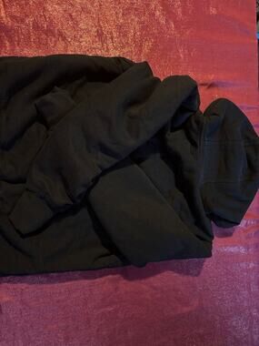 Berkley Jensen Hoodie Mens Small Full Zip Sherpa Lined Black